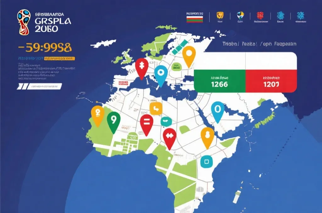 2026世界杯积分榜美加墨举办地点全景解读：从地图看强队分布与观赛热度